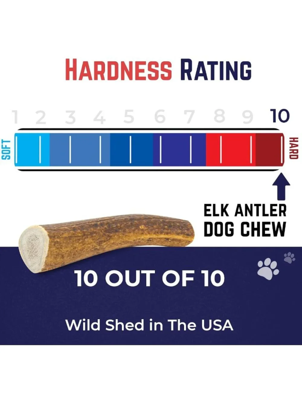 XL Whole Elk Antlers for Dogs - Durable Chew Toy for Aggressive Chewers